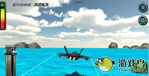《喷射风暴3D》评测： 驾驶飞机穿越海洋图片2